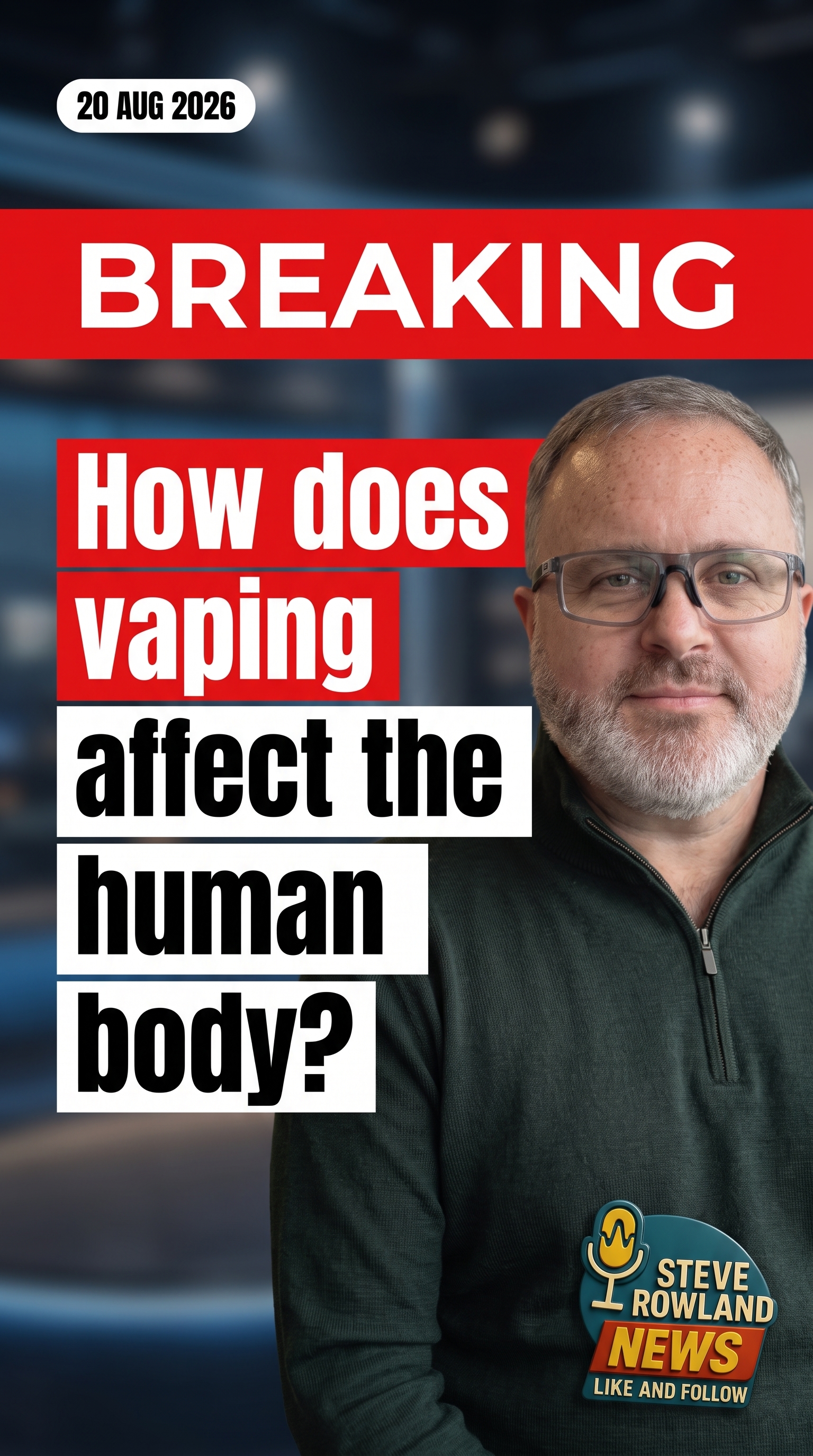 How does vaping affect the human body?