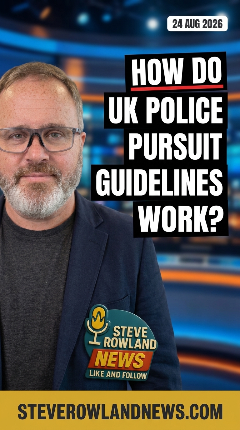 How do UK police pursuit guidelines work?