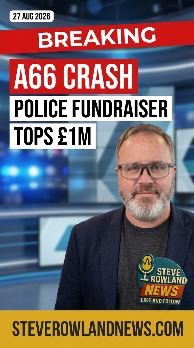 Fundraiser for A66 crash police officers tops £1m