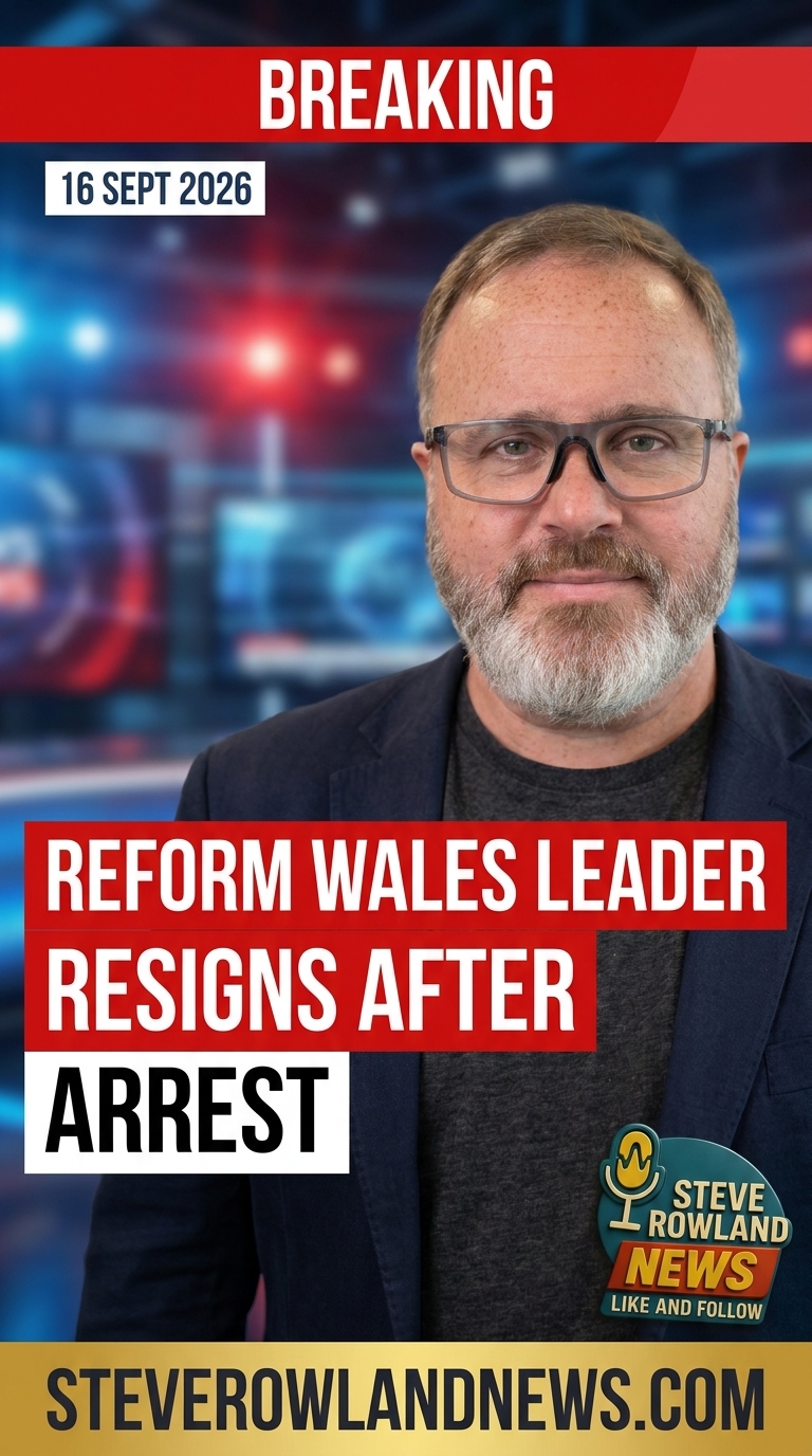 Reform UK’s Welsh leader Dan Thomas denies wrongdoing as he stands down following arrest